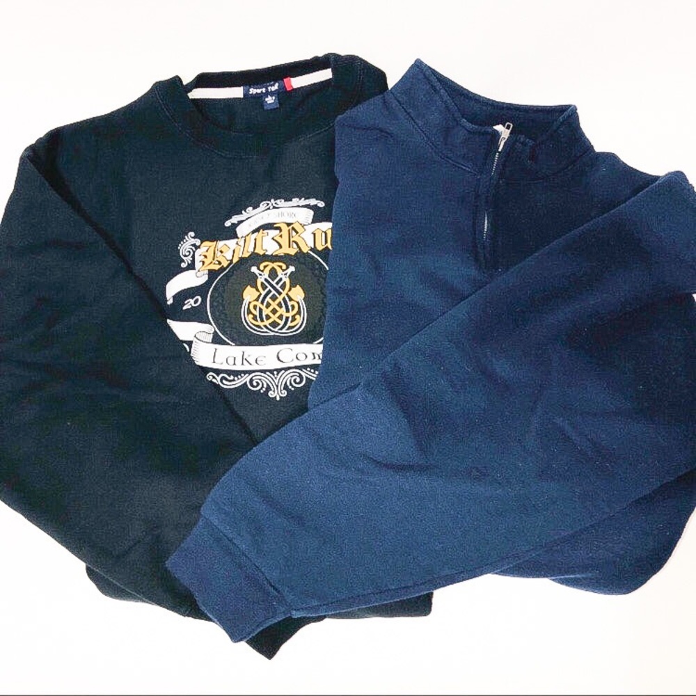 Men’s Russell & Sport Tek Sweater Bundle Sz Large